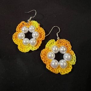 Crocheted Earrings (handmade)